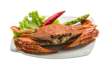 Boiled crab
