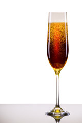 luxury glass of champagne
