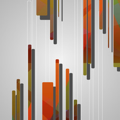 Abstract futuristic geometric shapes