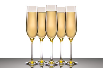luxury glass of champagne