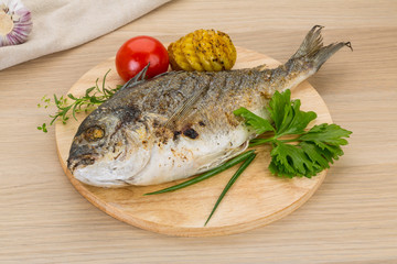 Grilled dorado