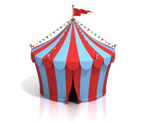 circus tent 3d illustration