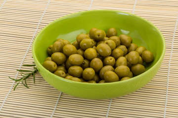 Green olives