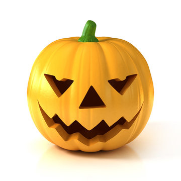Halloween pumpkin 3d illustration