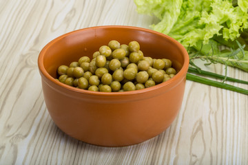 Marinated peas