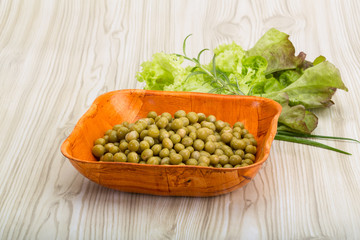 Marinated peas