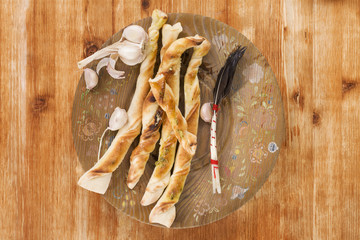 Pizza breadstick.