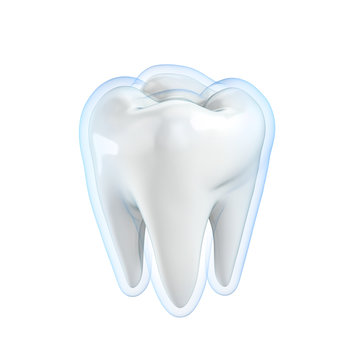 teeth protection 3d concept