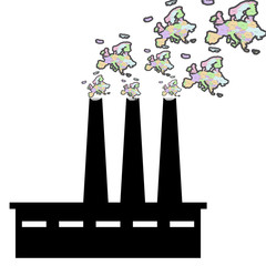 Inquinamento Europa map