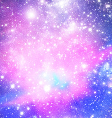 Obraz na płótnie Canvas Light colored cosmic background
