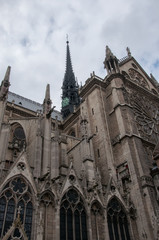 Fototapeta na wymiar Notre Dame Cathedral in Paris city