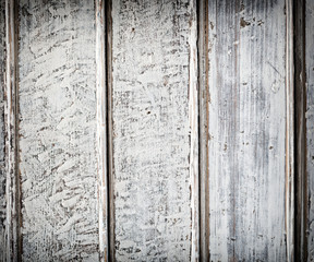 Old white wood plank background
