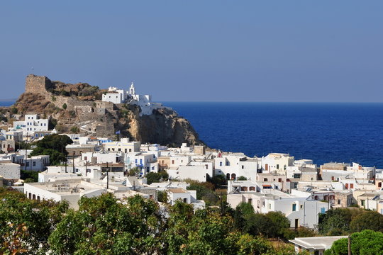 Mandraki town on island Nissyros,Greece