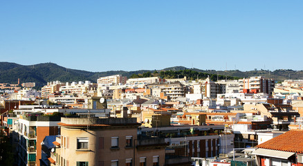 Fototapeta na wymiar Azoteas, tejados y terrazas, Barcelona