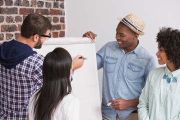 Obraz premium Creative business team in meeting