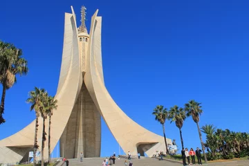 Fototapete Algerien Märtyrerdenkmal in Algier, Algerien