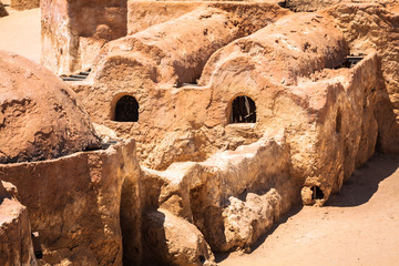 Set for the Star Wars movie still stands in the Tunisian desert