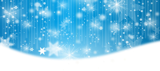 winter landschaft schnee banner blau