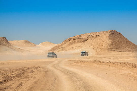  Sahara desert near Ong Jemel in Tozeur,Tunisia.