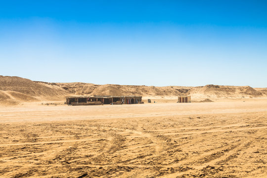  Sahara desert near Ong Jemel in Tozeur,Tunisia.