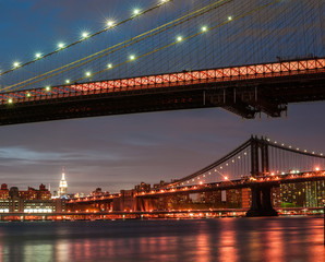 Fototapeta na wymiar New York city bridges details
