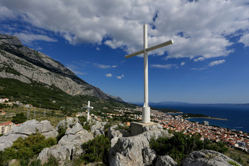City ​​of Makarska in Croatia
