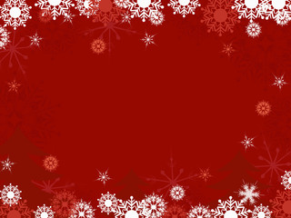 Naklejka na ściany i meble red christmas greeting card