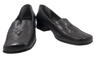 pair of  black shoes