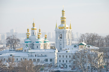 Kiev-Pechersk Lavra at winter