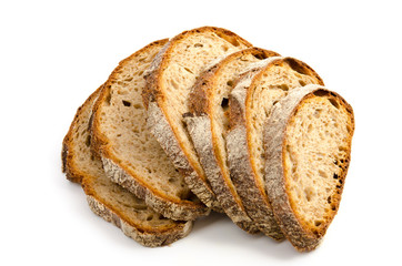 Toskanisches Landbrot - einige Brotscheiben