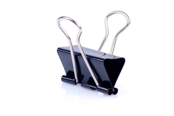 binder on a diagonal on isolated background with reflection