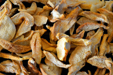 Dried apples..Dried apples