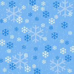 Fototapeta na wymiar Snowflake background-illustration