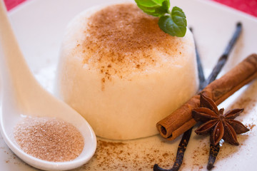 Panna Cotta Zucker Zimt