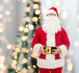 man in costume of santa claus