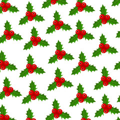 Background of Christmas Holly