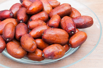 Delicious fresh jujube