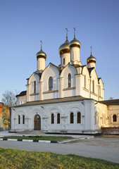 Fototapeta na wymiar Saint John Baptist Church in Dubna. Russia