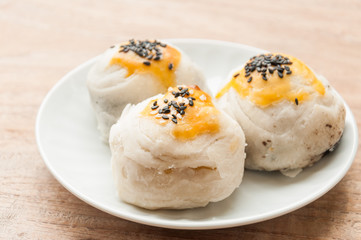 Chinese Pastry or Moon cake, dessert for Chinese new year.