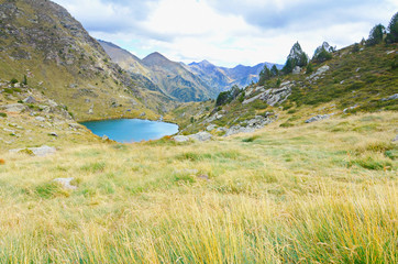 Estany de Mes Amunt - one of the three lakes of Tristaina