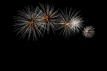 Fireworks with space for copy.