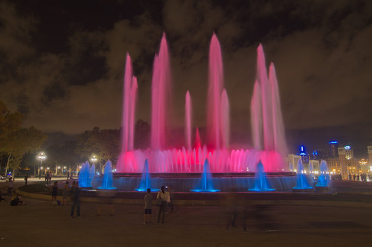 The Magic Fountain (Font magica) in Barcelona