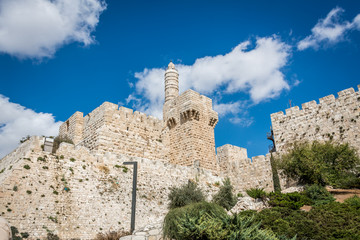 Naklejka premium Tower of David
