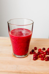 Preiselbeeren Cranberries smoothie