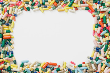 Frame from pills