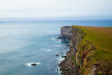 Beautiful vibrant view of the edge of the world, westernmost poi