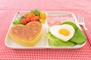 美味しそうな朝食