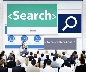 Business People Research Web Design Concepts