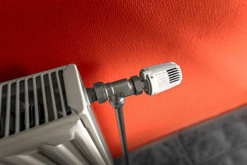 Closep photo of a radiator