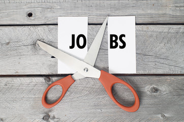 Jobs cutting concept